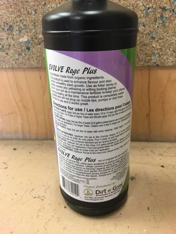 EVOLVE Rage Plus Organic Fertilizer 0-0-6 - Image 3