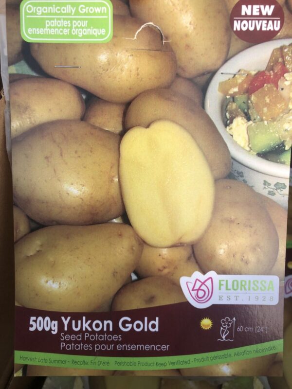 Product image of organic yukon gold seed potatoes