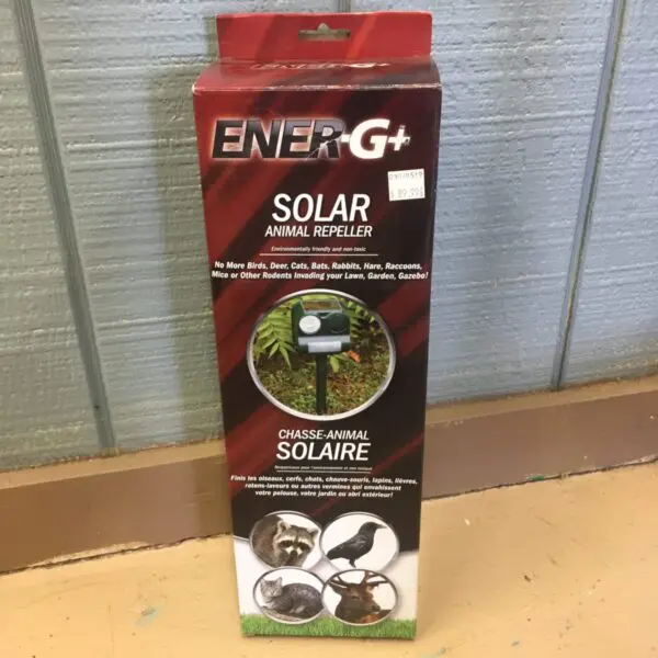 Solar Animal Repeller - Motion Sensor, Flashing Light and Noise