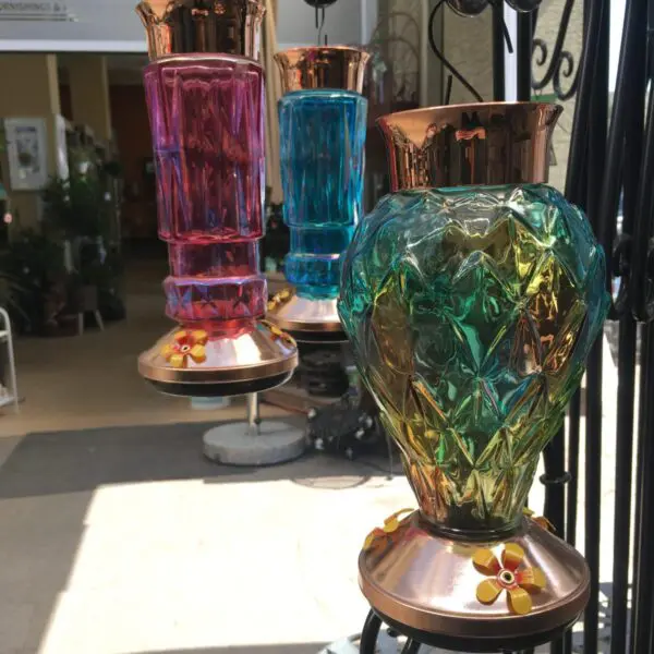 Iridescent Hummingbird Feeders - For the Birds - Image 3