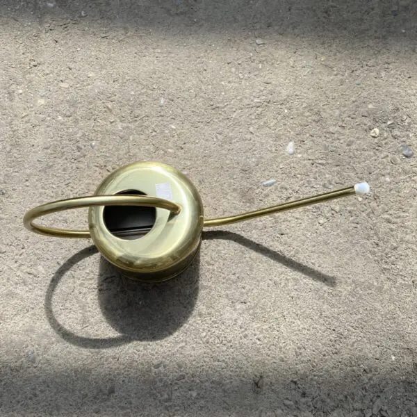Artisan Metallic Watering Can (Gold or Silver) - Home & Garden Decor - Image 3