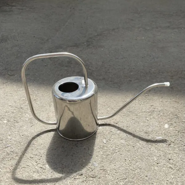 Artisan Metallic Watering Can (Gold or Silver) - Home & Garden Decor - Image 4