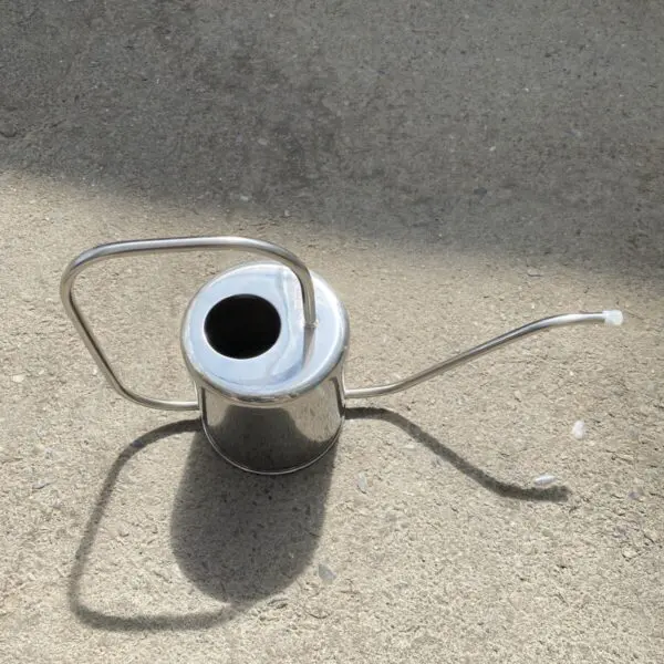 Artisan Metallic Watering Can (Gold or Silver) - Home & Garden Decor - Image 5
