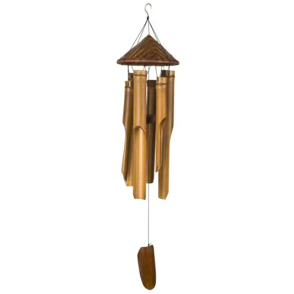 Woven Hat Bamboo Chime