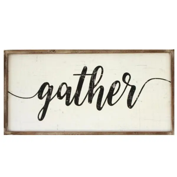 Rustic Gather Sign (Wooden)