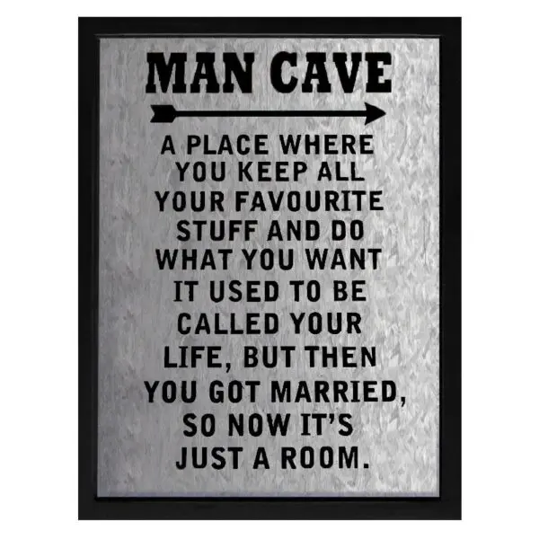 Man Cave Sign (Metal)