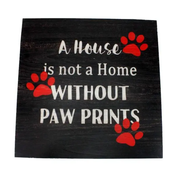 Paw Prints Wall Decor (Wooden)