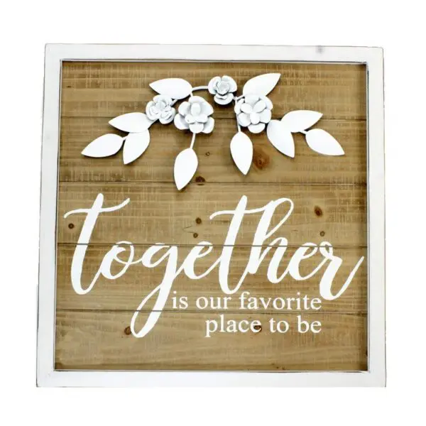 Together Is Our Favourite Wall Decor (Wooden)