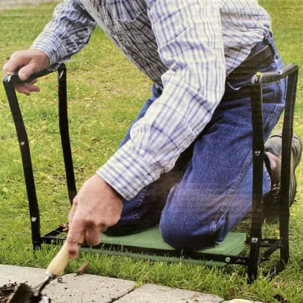 Folding Kneeler Bench (Green) - Garden