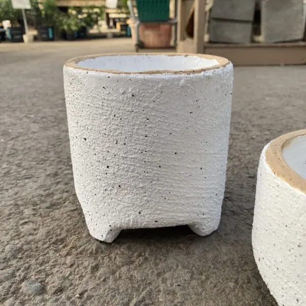 Sandy White Pots (Various Sizes) - Image 3