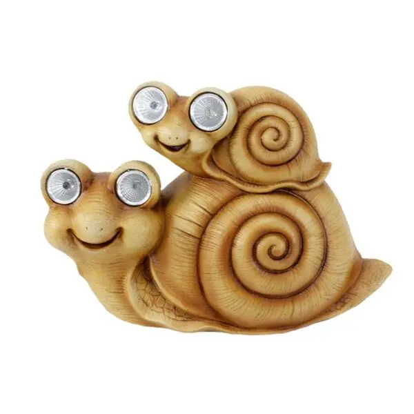 LED Solar Snail & Baby