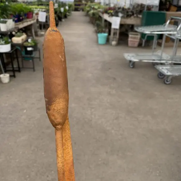 Yellow Metal Sunflower Garden Stake - Image 4