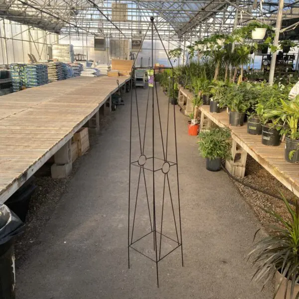 Circle Motif Obelisk (Metal) - 72" Tall