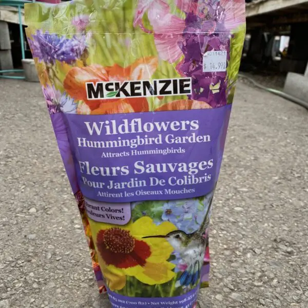 Wildflowers Hummingbird Garden (McKenzie Seeds) - Covers 700 Sq. Ft