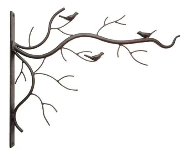 Bronze Bird & Twig Bracket - 20"