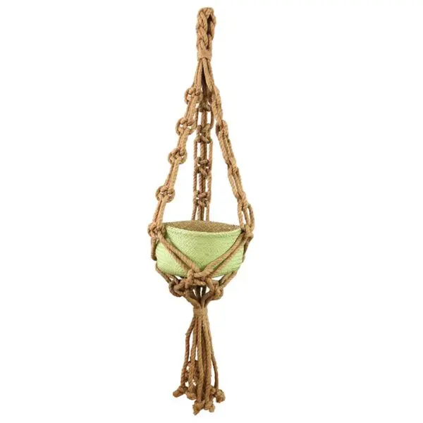 Macrame Jute Plant Hanger - 49 inch