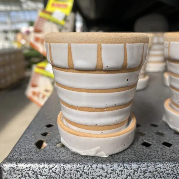 Tribal Pattern Ceramic Pots - Glazed Ceramic - Image 5