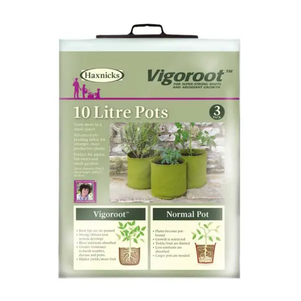 Felt Vigoroot Planter Bags (3 pack) - 10 L - Image 2