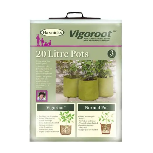 Felt Vigoroot Planter Bags (3 pack) - 20 L - Image 2