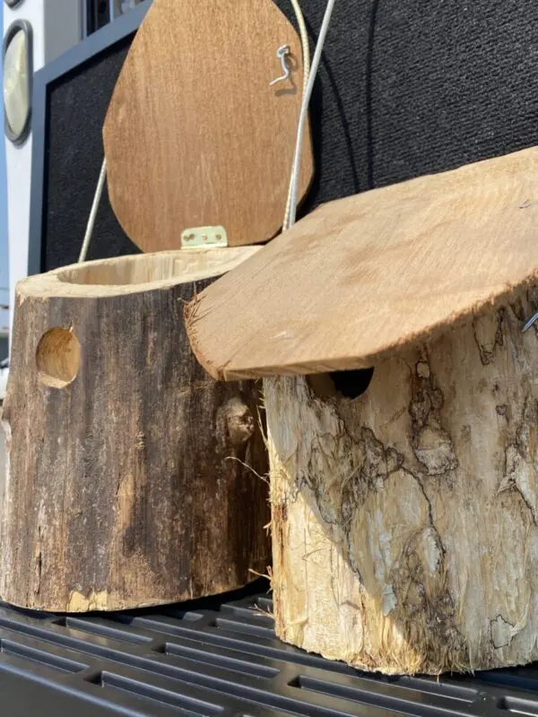Rustic Handmade Birdhouses - Image 4