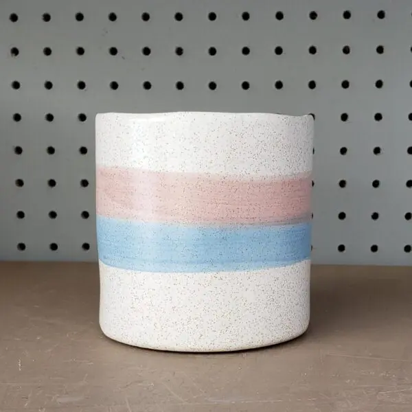 Modern Hand-Made Look Ceramic Planter
