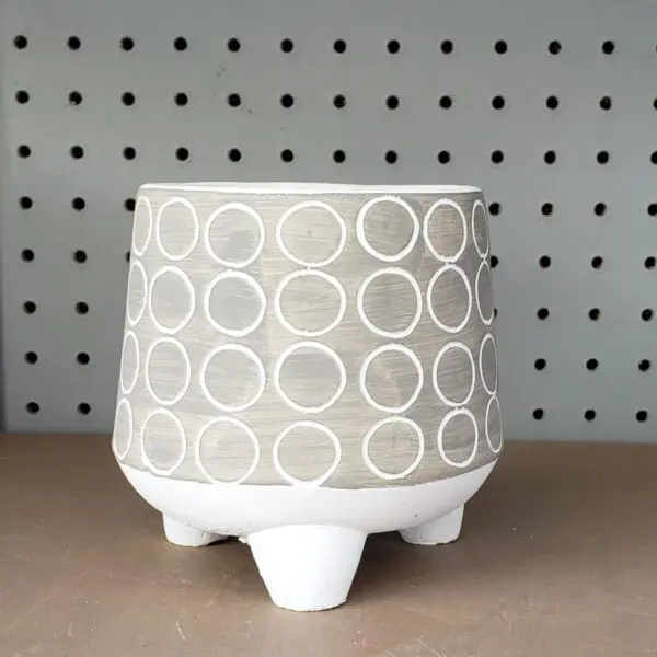 Modern Tripod Concrete Pots - Image 3