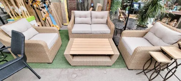 Tenerife 4pc Conversation Patio Furniture Set - Image 2