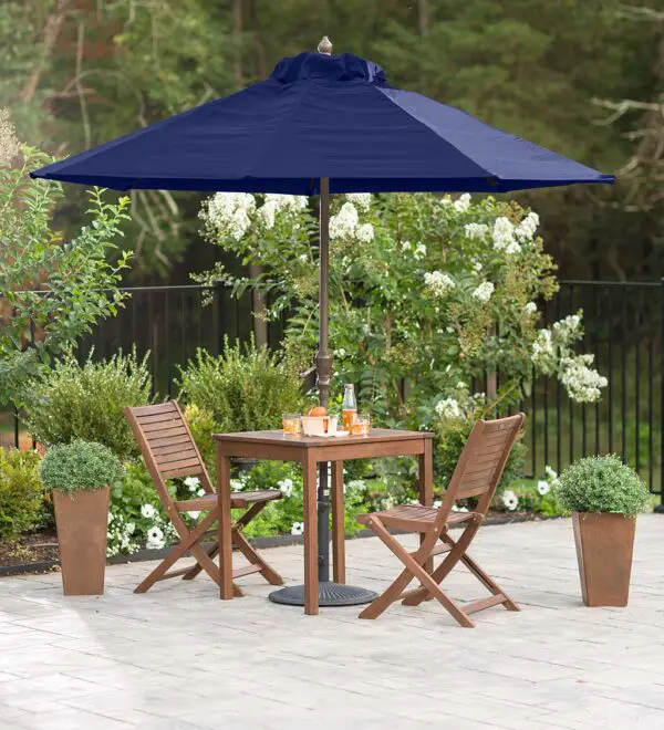 Claremont 5pc Eucalyptus Square Bistro Set - Image 3