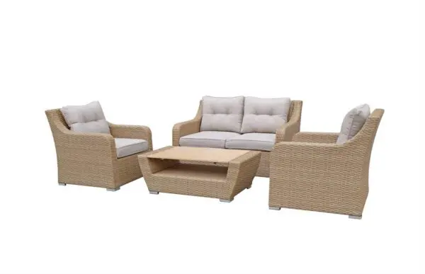 Tenerife 4pc Conversation Patio Furniture Set - Image 5