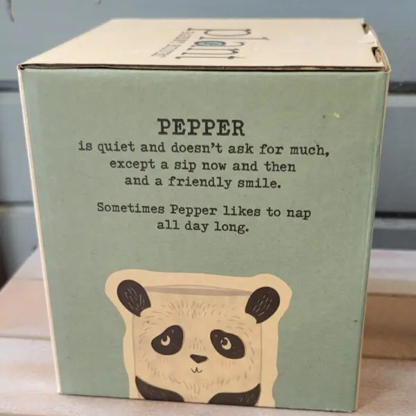 Ceramic Panda Character Planter - Pepper - Image 3