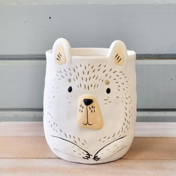 Ceramic Bear Character Planter - Bailey