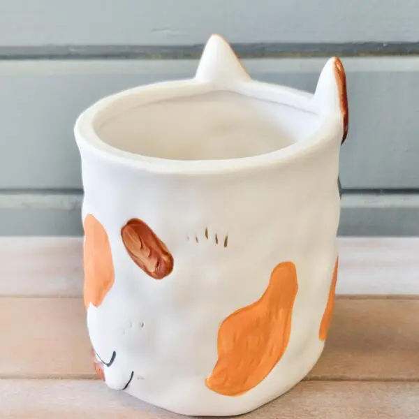 Ceramic Cat Character Planter - Roxie - Image 5