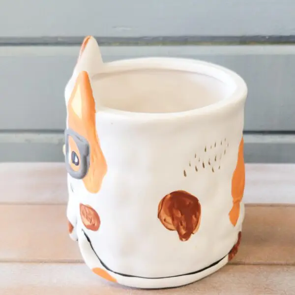 Ceramic Cat Character Planter - Roxie - Image 6