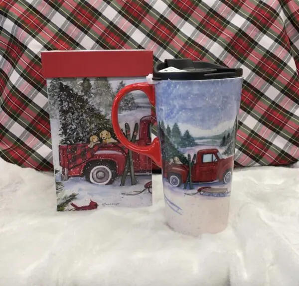 Christmas Truck Travel Mug and Gift Box