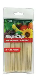 6" Plant Labels (Pack of 24) Wood