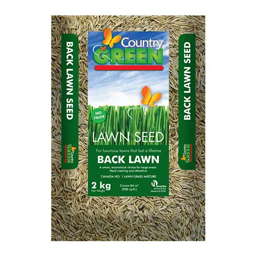 Country Green Grass Seed- Back Lawn