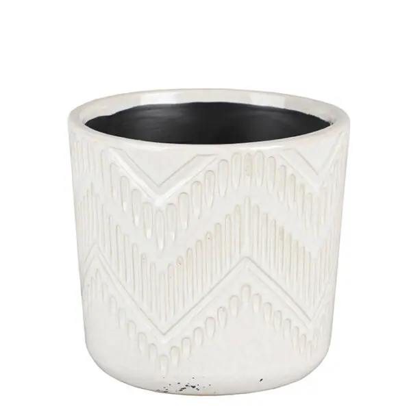 Aztec Glazed Ceramic Pot